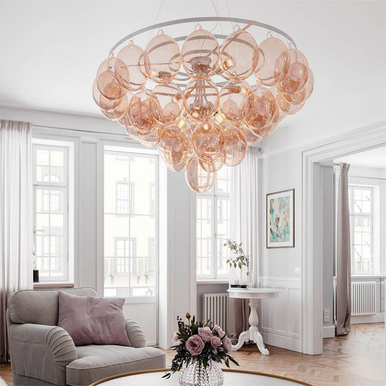 Gross Giant 8 Light Pendant Amber - 4201310-5503
