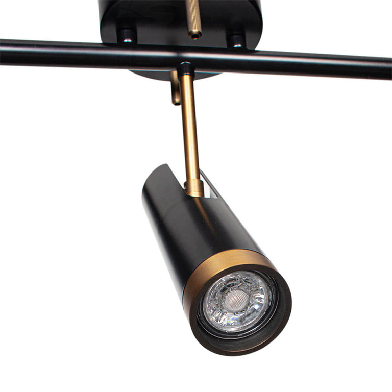 Puls 5 Light Spotlight Matt Black / Gold - 4201610-4002