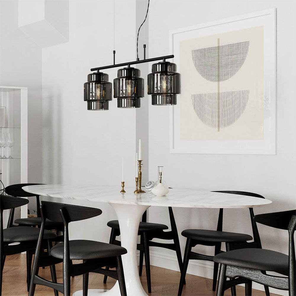 Ebbot 3 Light Bar Pendant Smoke Grey - 4201770-4505