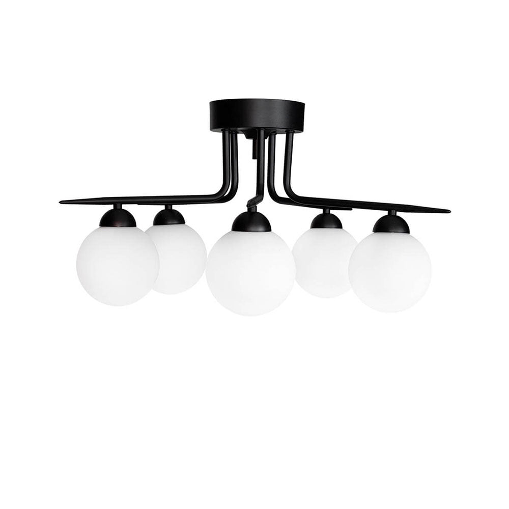 Punto 5 Light Ceiling Light Matt Black - 4202040-4002