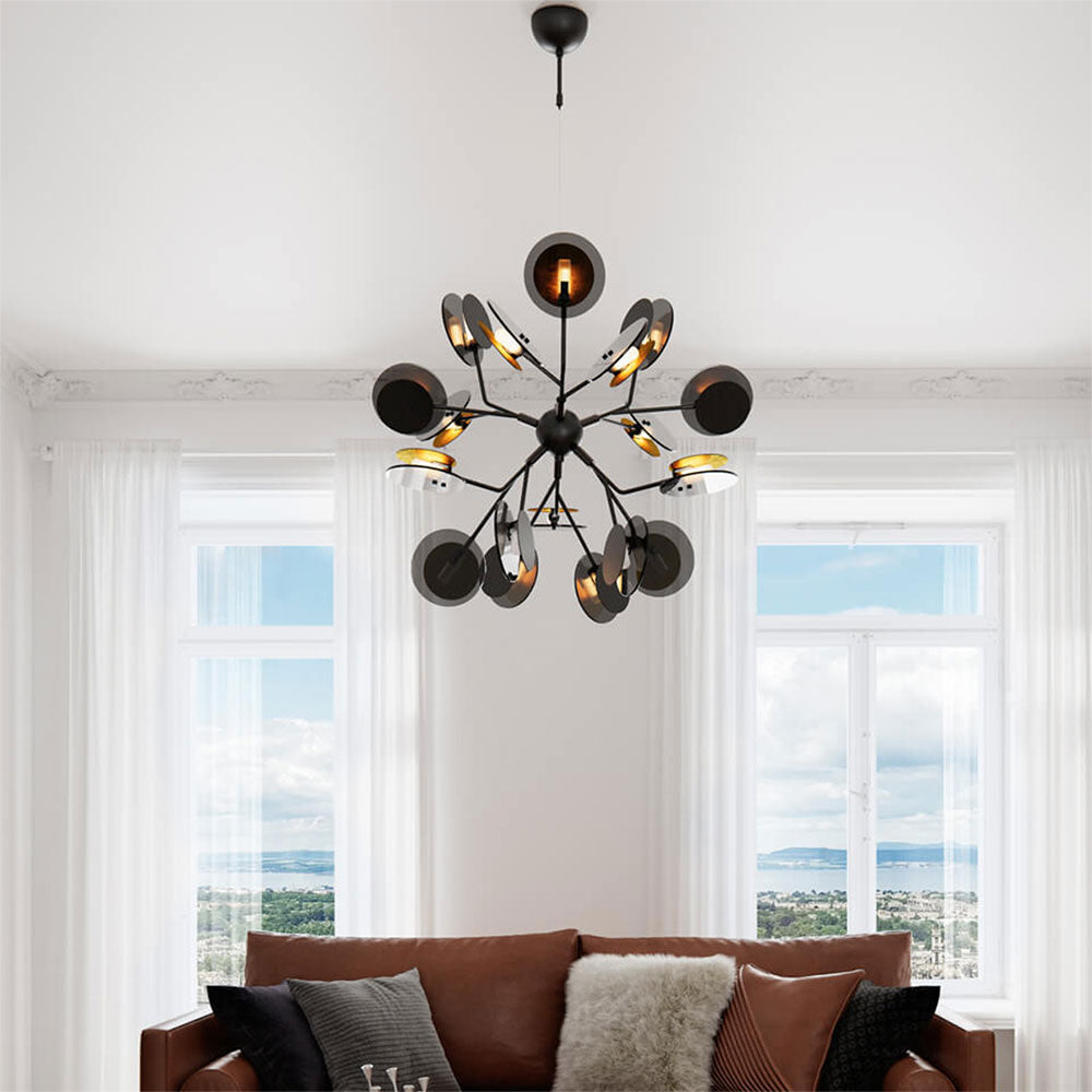 Turno 18 Light Pendant Matt Black - 4202080-4002