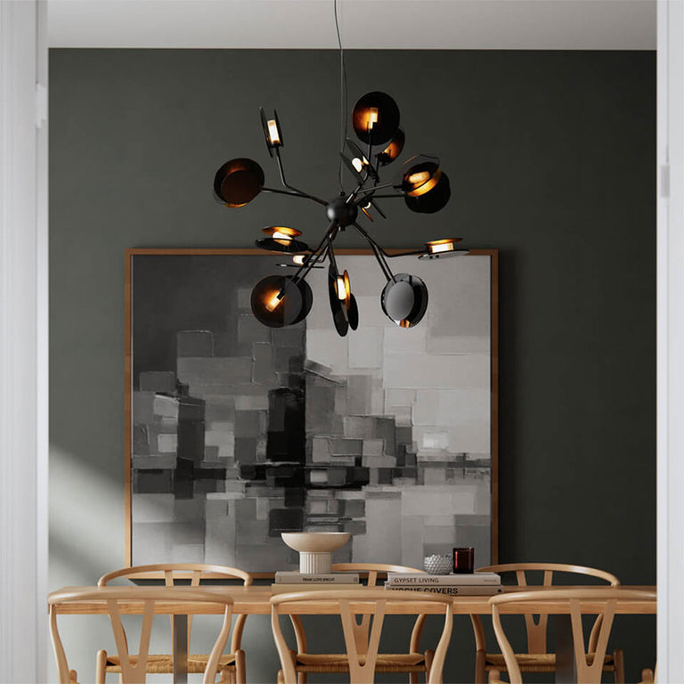 Turno 18 Light Pendant Matt Black - 4202080-4002