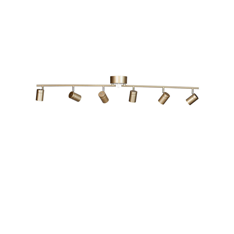 Correct 6 Light Spotlight Gold - 4202100-6501