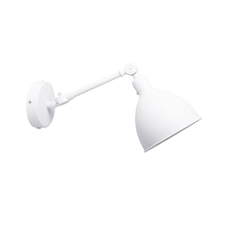 Bazar Mini Adjustable Arm Industrial Wall Light White - 4300120-5007