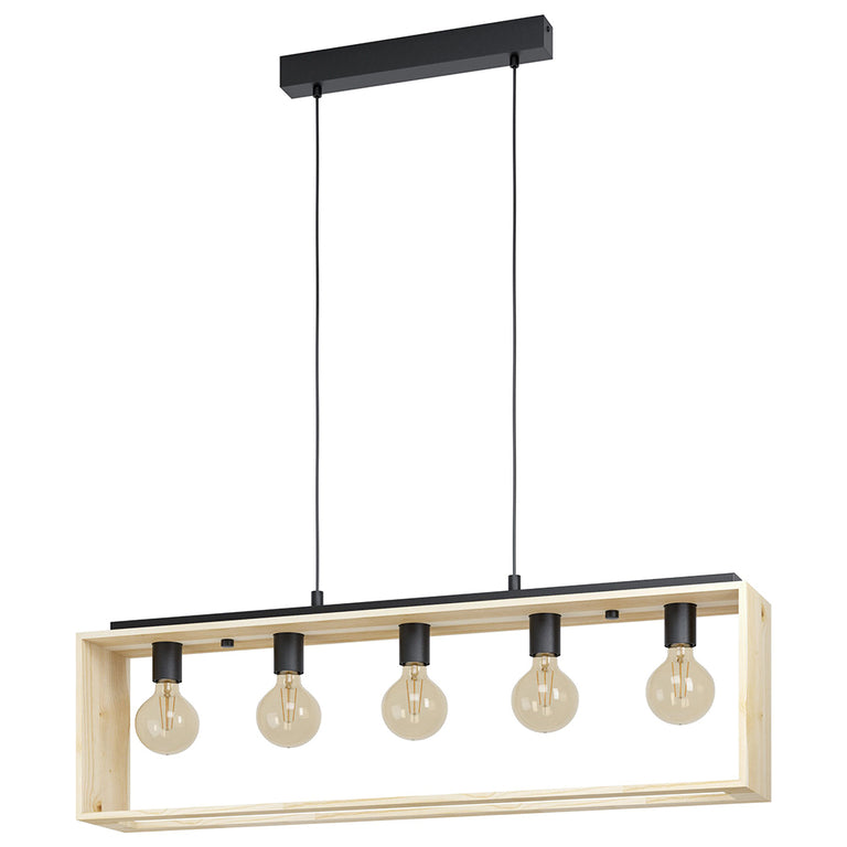 Famborough 5 Light Pendant Natural - 43414N