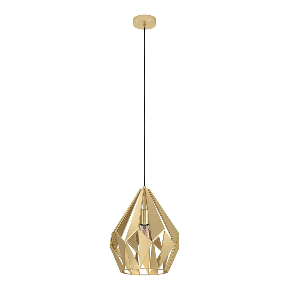 Carlton 1 Light 310mm Pendant Gold - 43814N