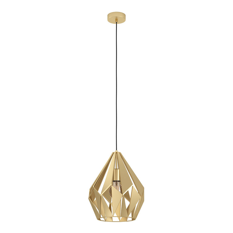 Carlton 1 Light 310mm Pendant Gold - 43814N