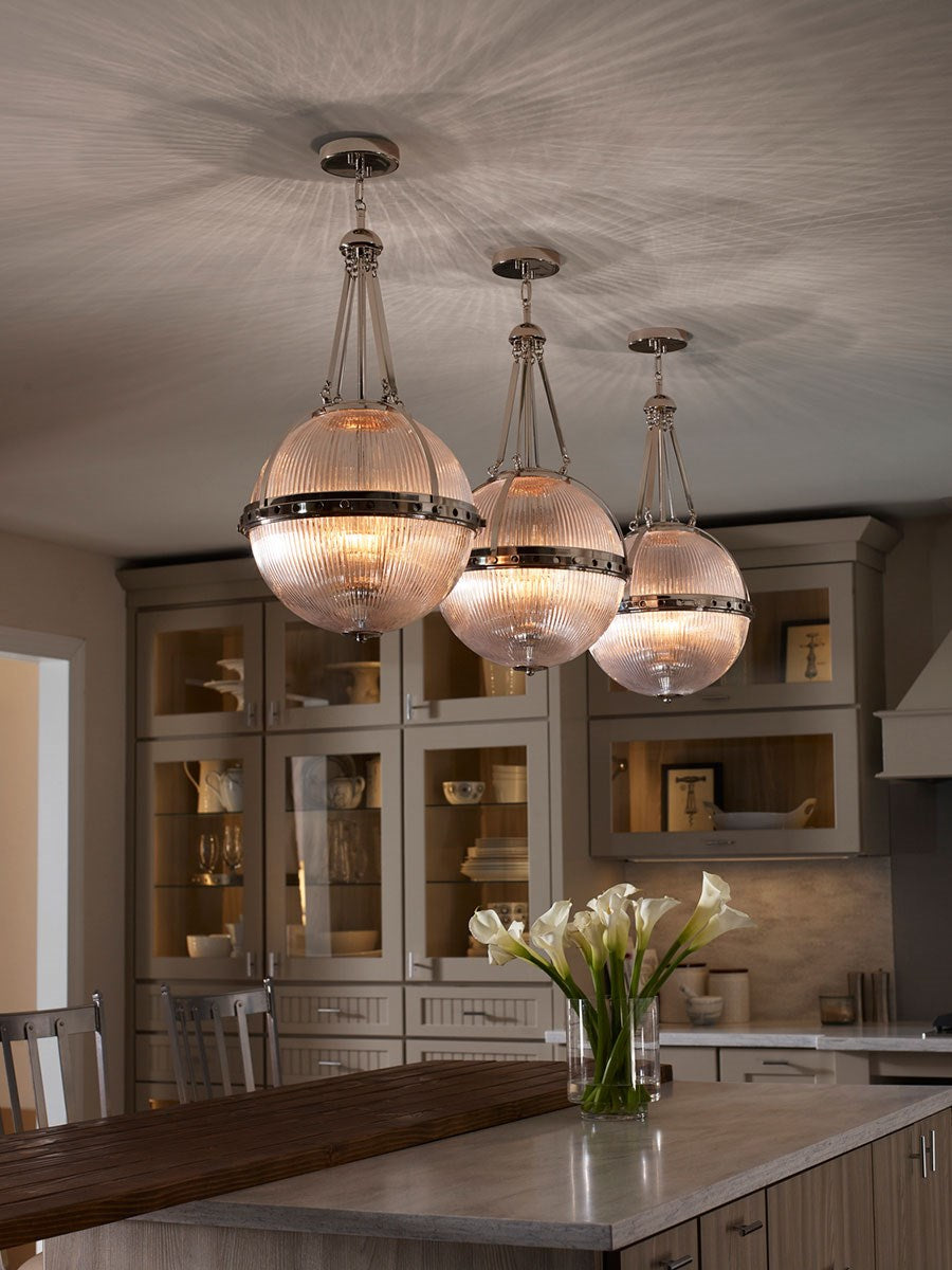 Aster 3 Light Pendant Polished Nickel - KL-ASTER-P-PN