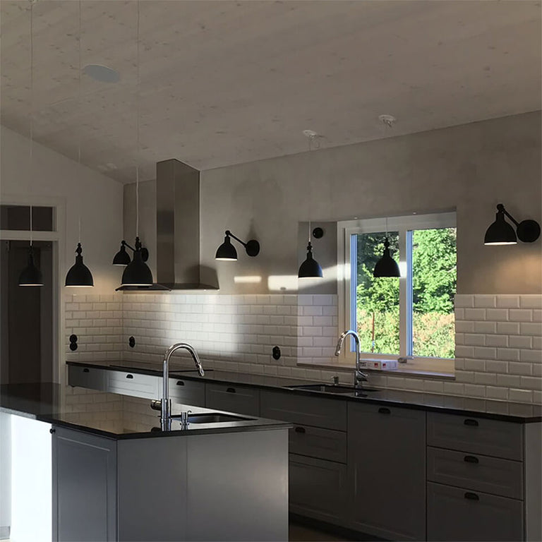 Bazar 1 Light Pendant Sand Black - 4400220-4007
