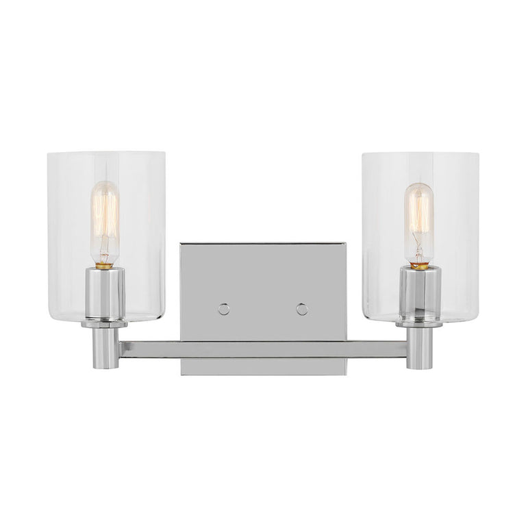 Fullton 2 Light Wall Light Chrome