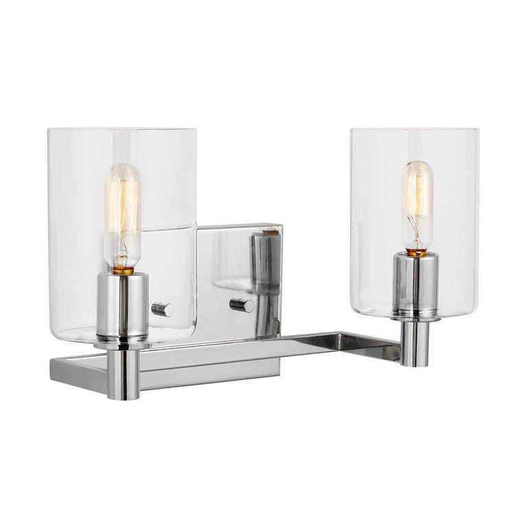 Fullton 2 Light Wall Light Chrome