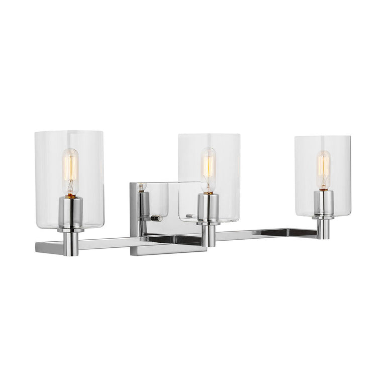 Fullton 3 Light Wall Light Chrome