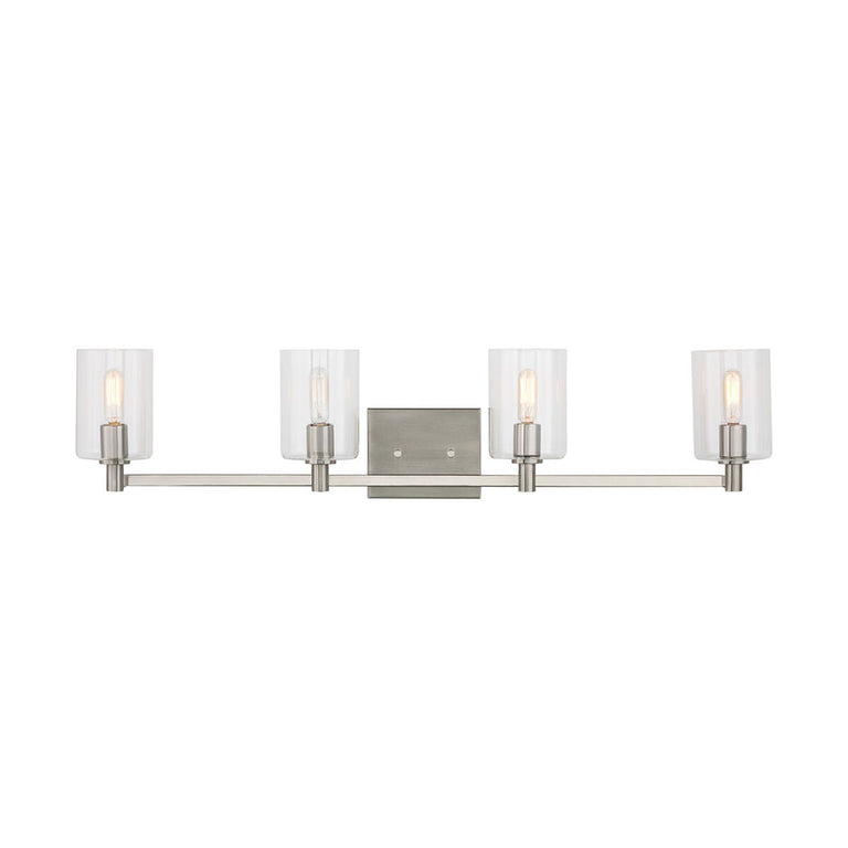 Fullton 4 Light Wall Light Brushed Nickel