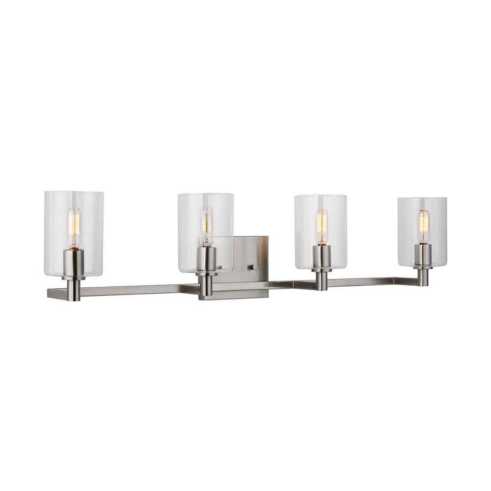 Fullton 4 Light Wall Light Brushed Nickel