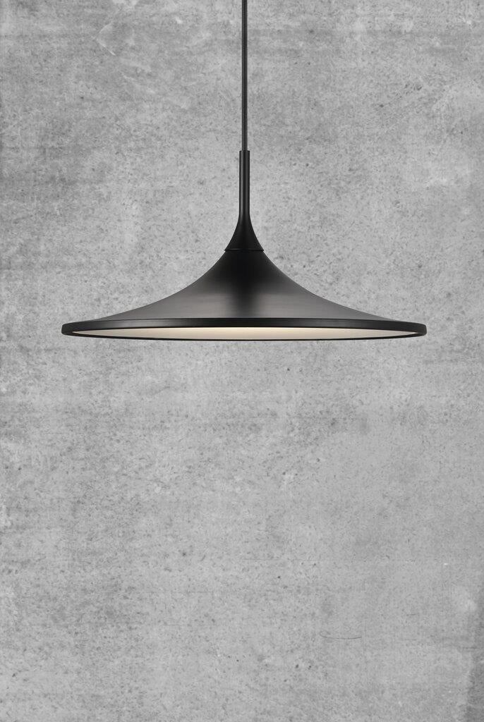 Skip 14W Dimmable LED Pendant Small Black / Warm White - 46333003