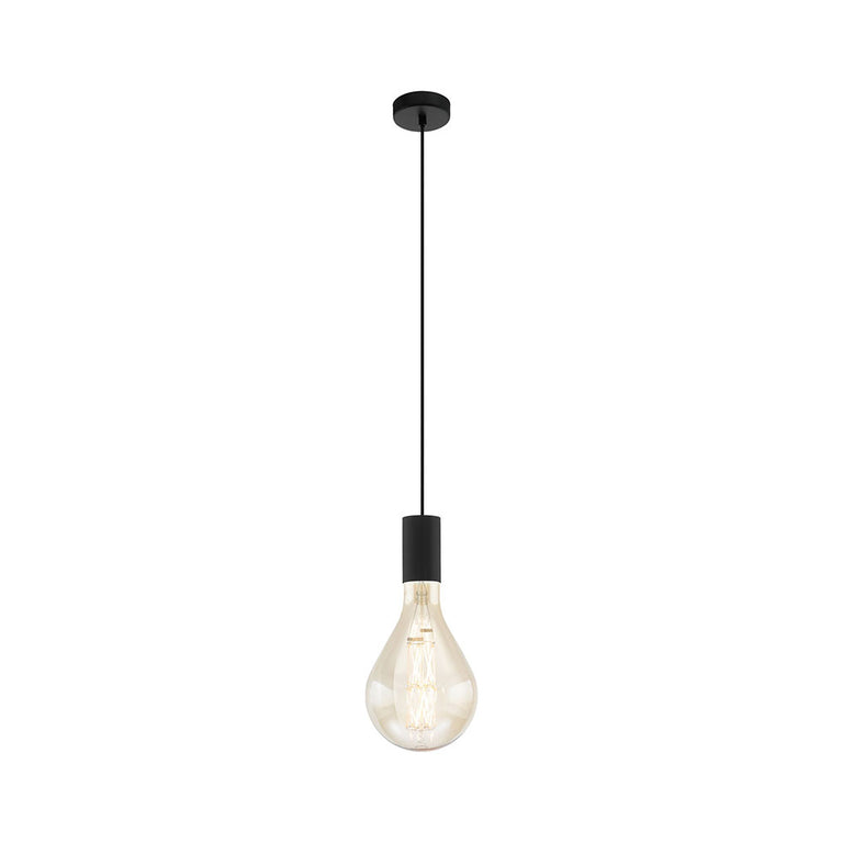 Tavistock 1 Light Pendant Black - 49074N