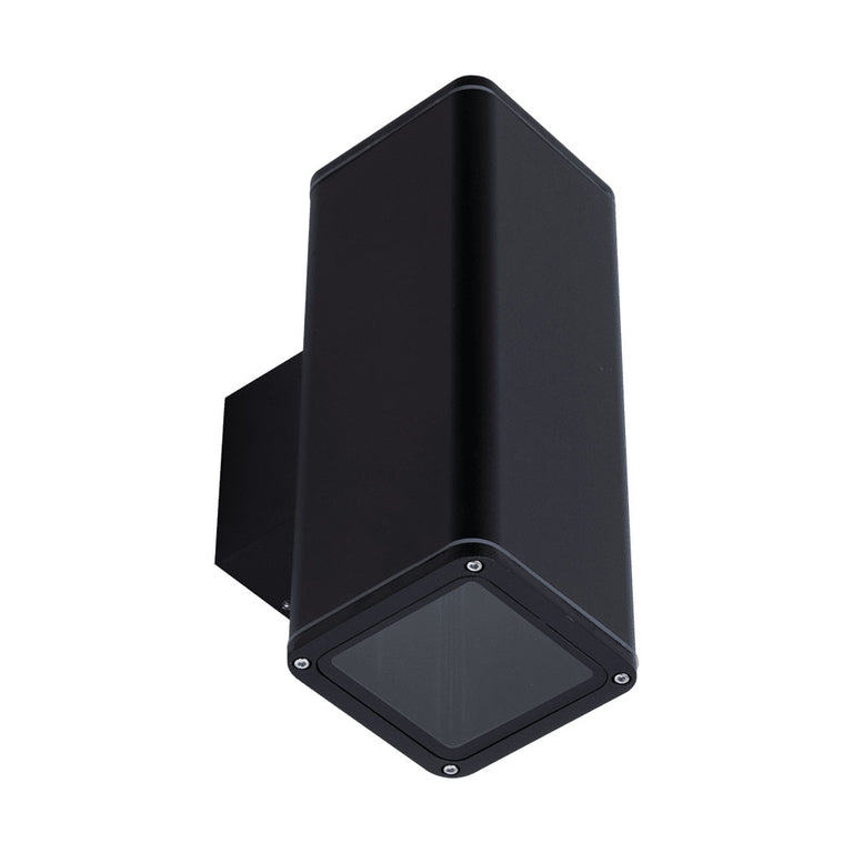 PIPER-PRO-2-SQR Exterior LED Wall Light Black / Tri-Colour - 49306