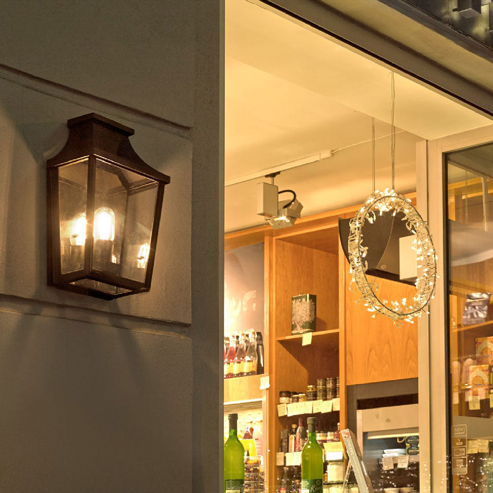 London Flush Wall Light Black - NLYS.497B
