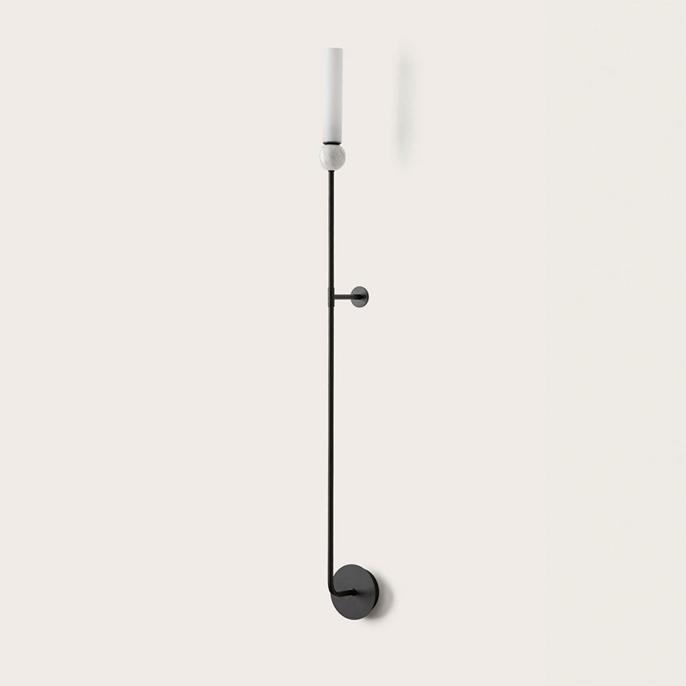 Delie Large Wall Light Matt Black / White - ARO.A1224/L/NEG