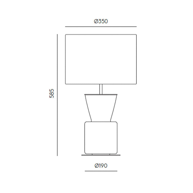 Ponn Table Lamp With Shade