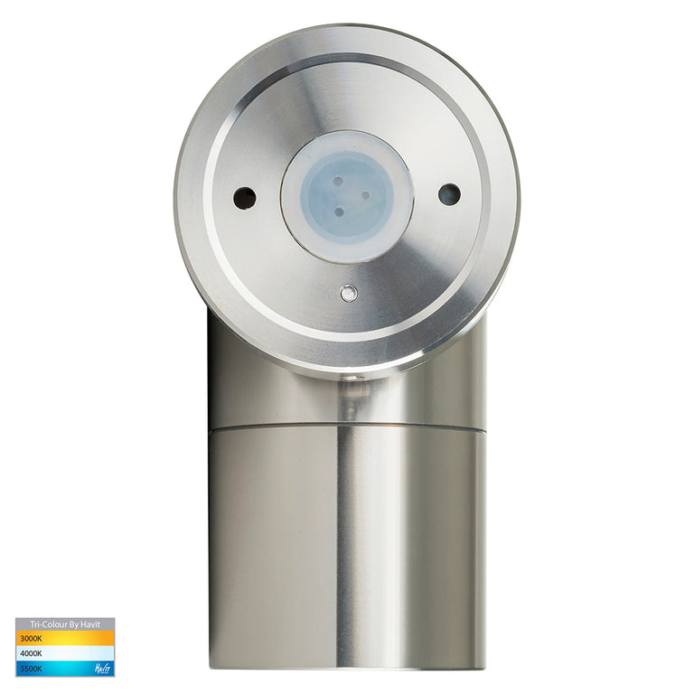 Tivah 9in1 CCT 240V GU10 LED Fixed Wall Light Titanium Aluminium - HV1185T