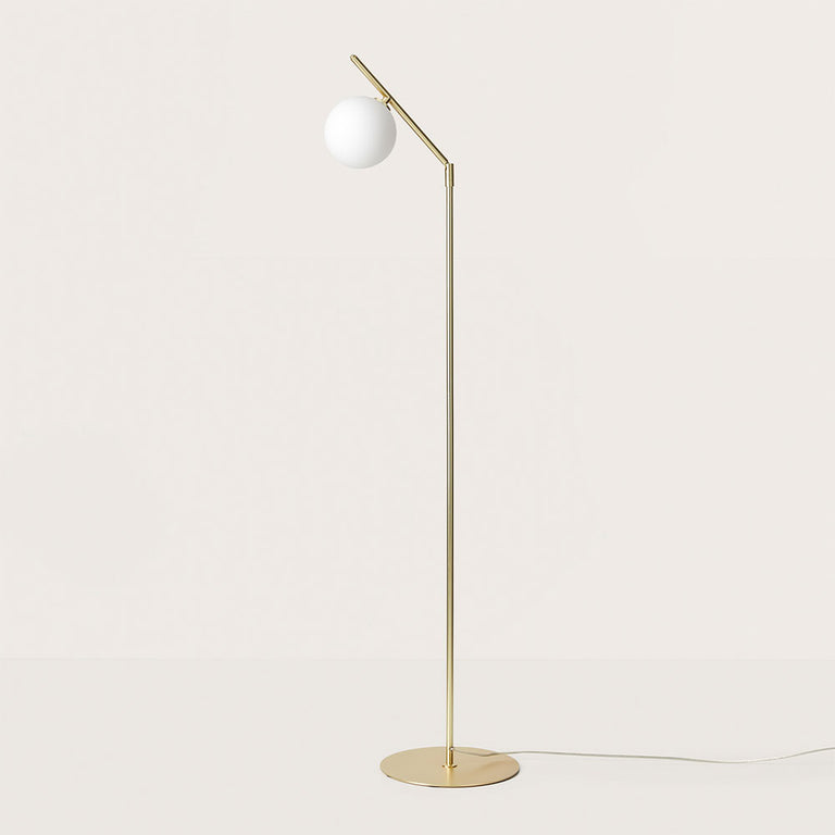 Endo LED Floor Lamp Matt Brass - ARO.P1156/ORO