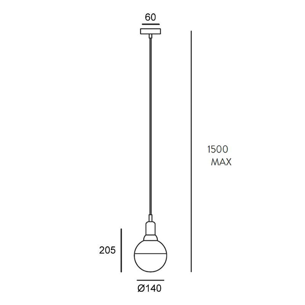 Helmet Pendant Chrome - ARO.C1221/CHR