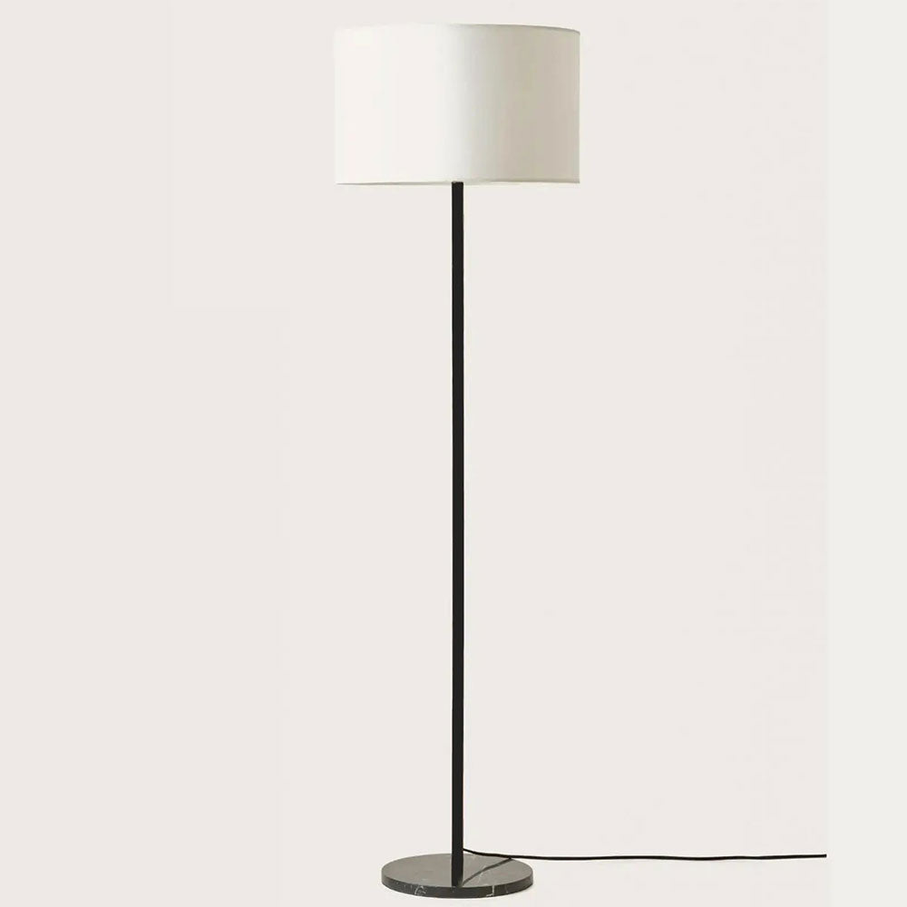 Hedra Floor Lamp Without Shade Matt Black - ARO.P1159/NEG