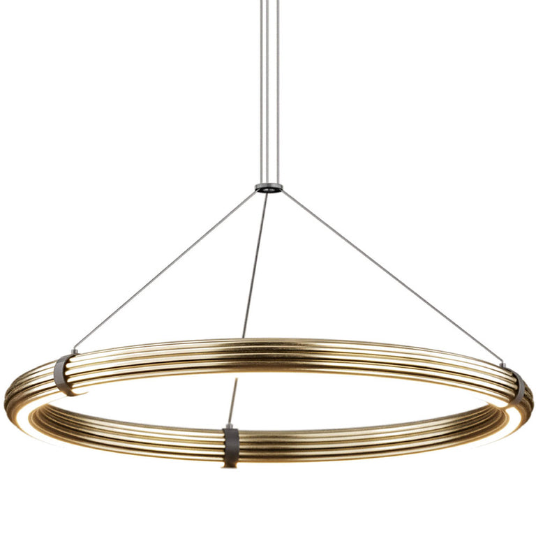 Elli LED Large Pendant Antique Gold / Black - ARO.C1311/L/ORO