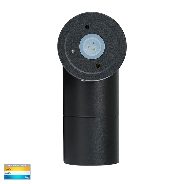 Tivah 5W CCT 12V DC MR16 LED Adjustable Wall Light Matt Black - HV1227MR16T