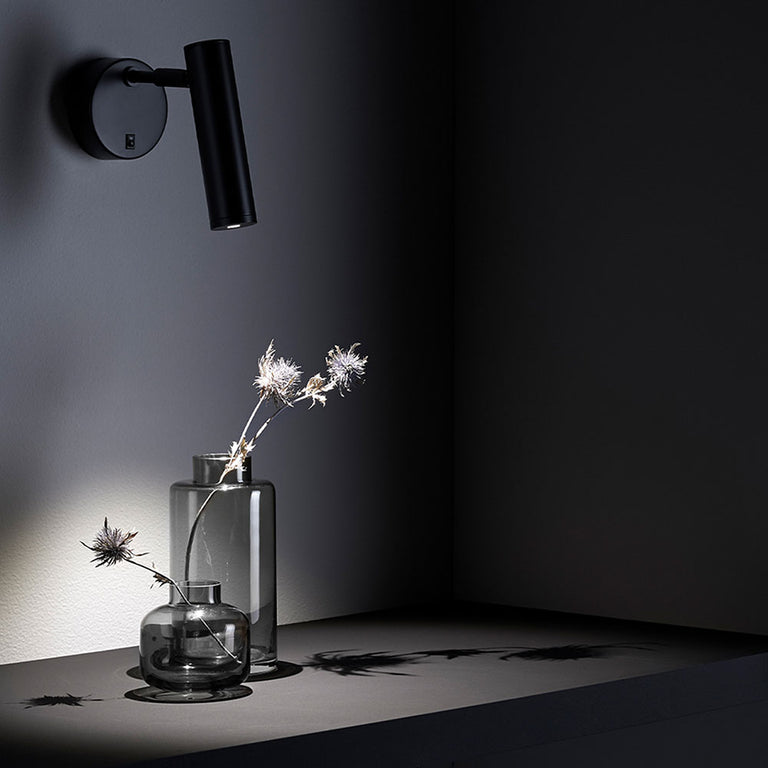 Maru LED Wall Light Matt Black - ARO.A1194/NEG
