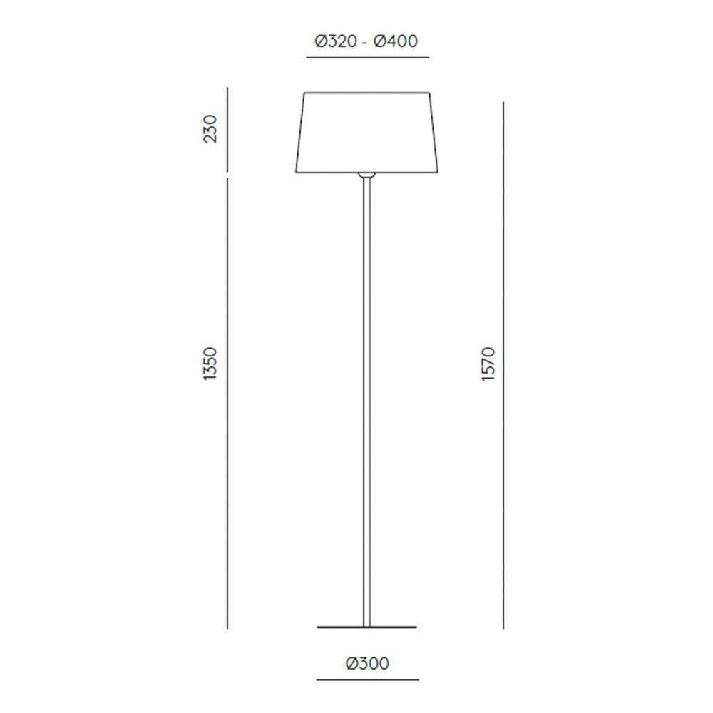 Tex Floor Lamp With Shade