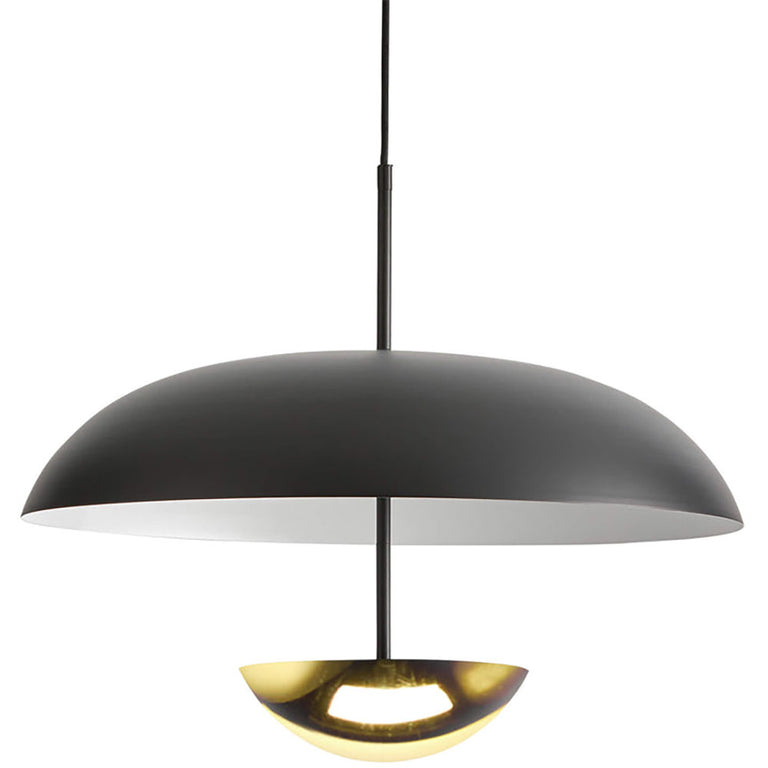 Ella LED Pendant Matt Black / Matt Brass - ARO.C1158/ORO