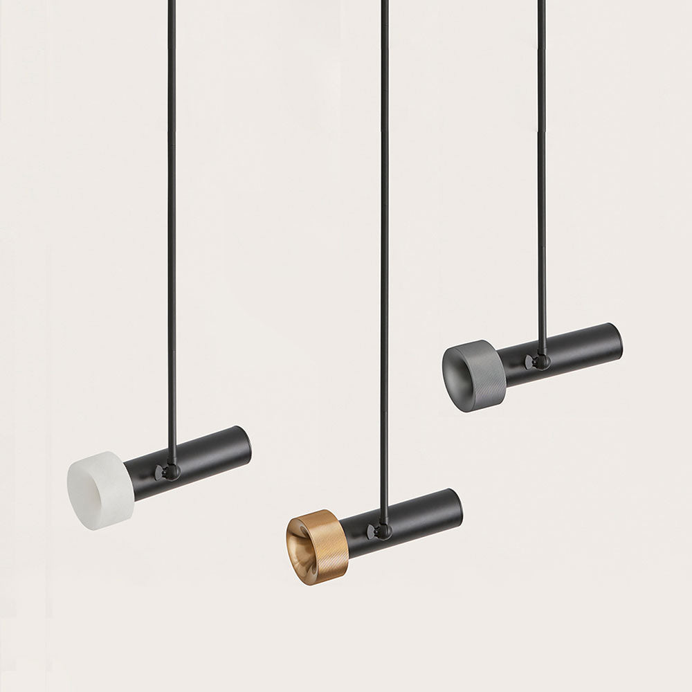 Focus Fixed LED Rod Pendant Matt Black / Anthracite - ARO.C1279/1/NEG-ANT