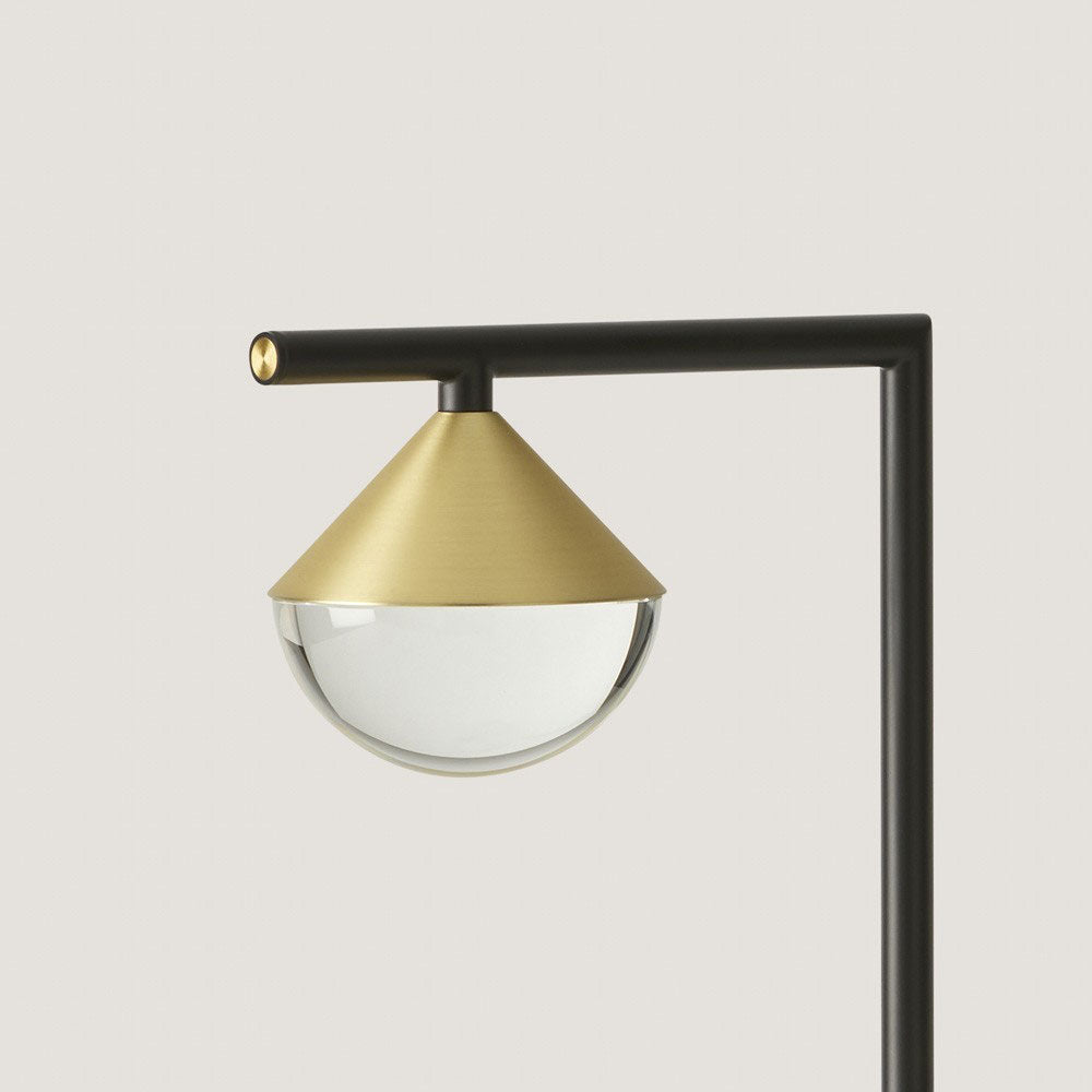 Nino LED Table Lamp Matt Black / Matt Brass - ARO.S1275