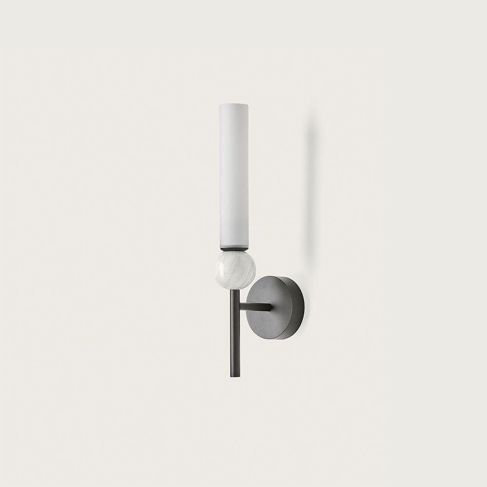 Delie Small Wall Light Matt Black / White - ARO.A1224/NEG