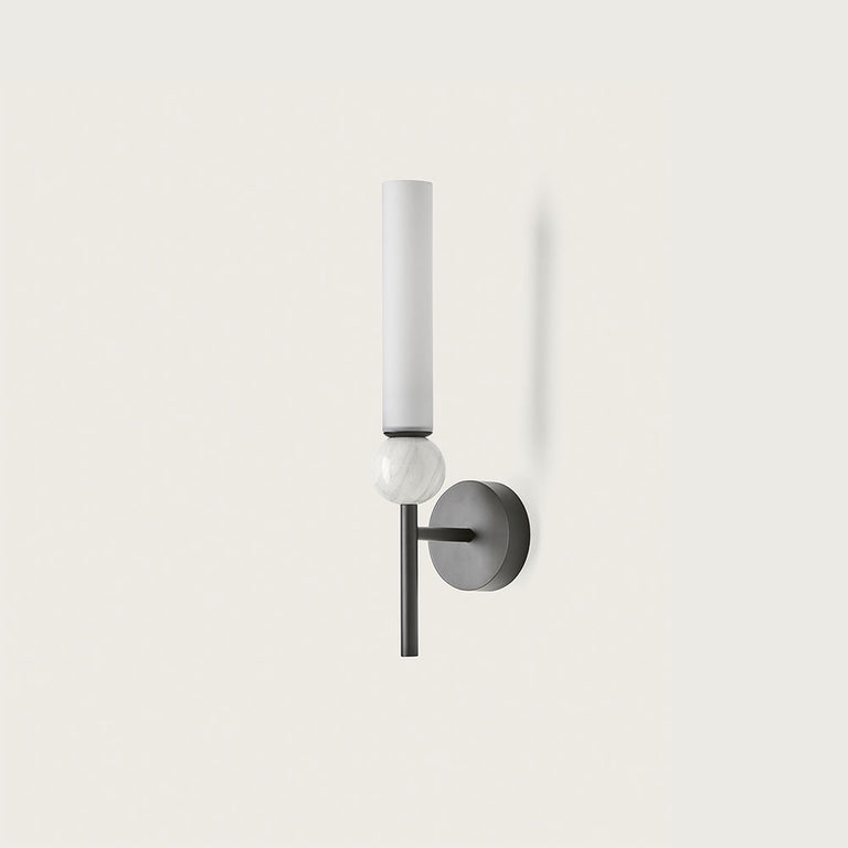 Delie Small Wall Light Matt Black / White - ARO.A1224/NEG