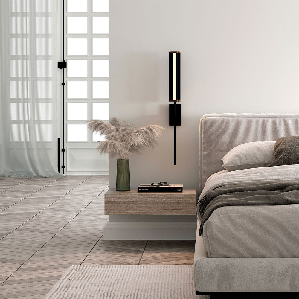 Niro LED Wall Light Matt Black - ARO.A1314/NEG