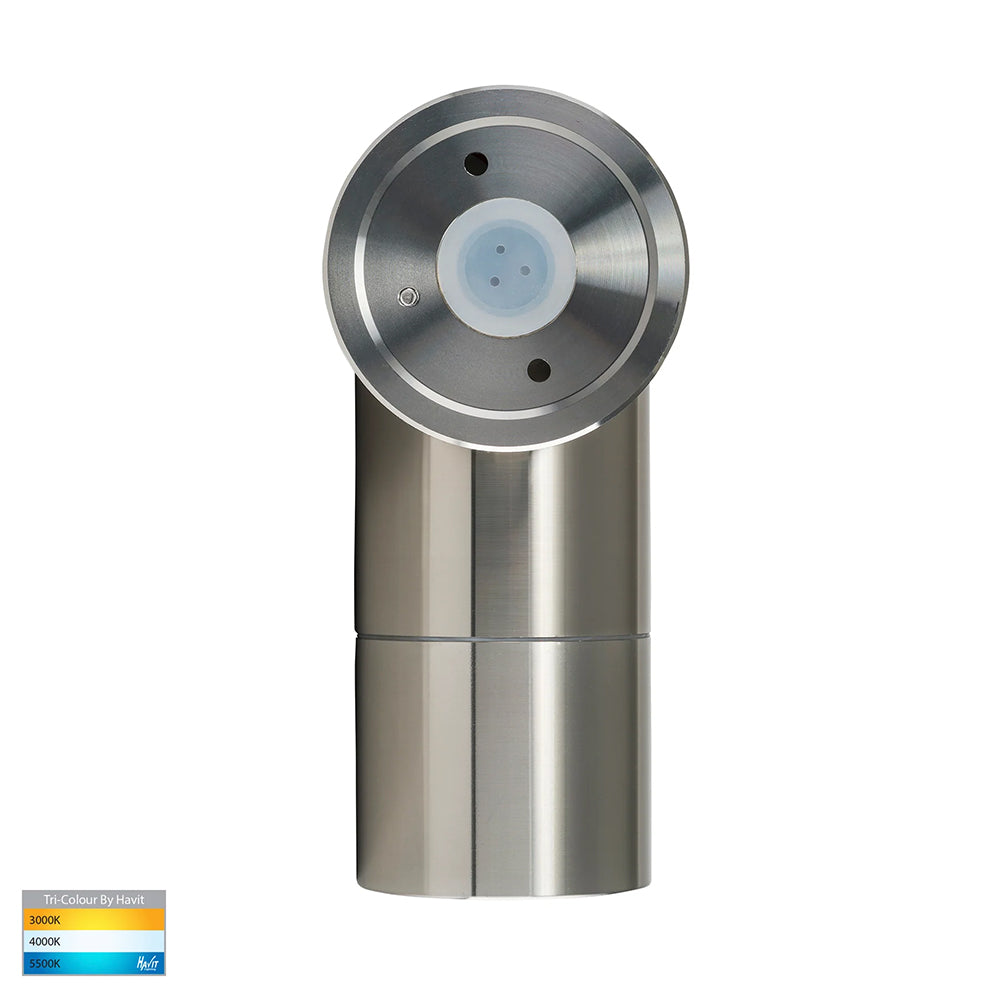 Tivah 5W CCT 240V GU10 LED Adjustable Wall Light Titanium Aluminium - HV1287GU10T