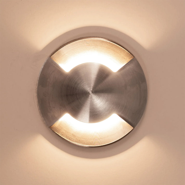 Viale 5W CCT 12V DC Two-Way MR16 LED Driveway Light Stainless Steel - HV19072T
