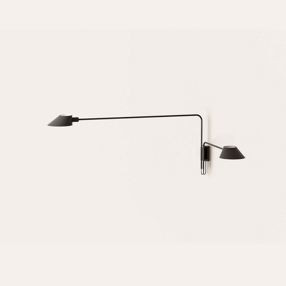Duo Wall Light Matt Black - ARO.A1170/2