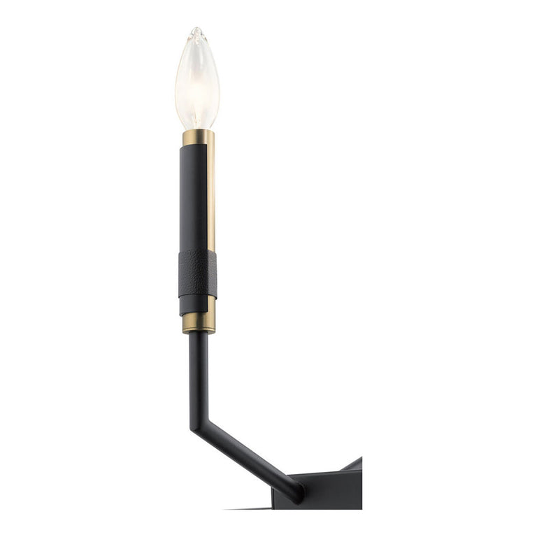 Armand 12 Light Linear Chandelier Black