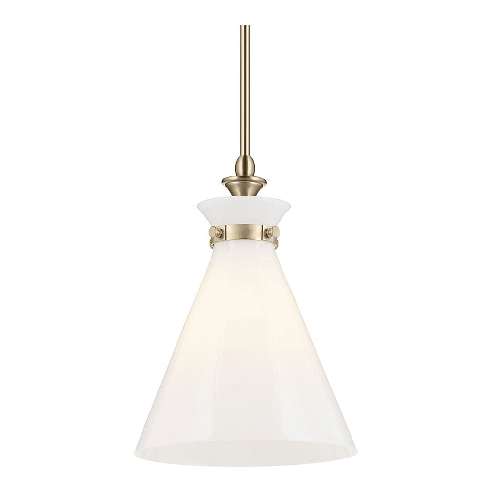 Laria Cone Small Pendant Champagne Bronze / Opal