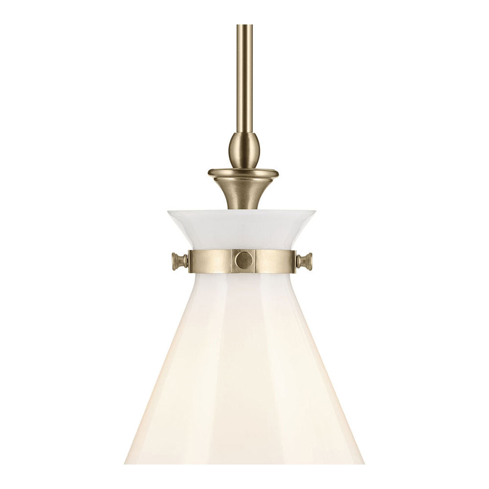 Laria Cone Small Pendant Champagne Bronze / Opal
