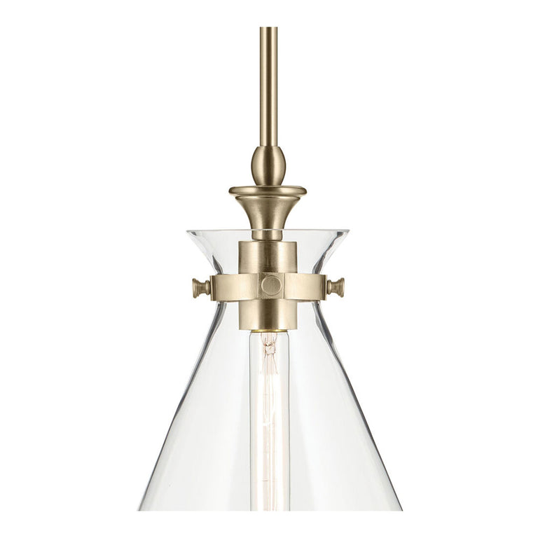 Laria Cone Small Pendant Champagne Bronze / Clear
