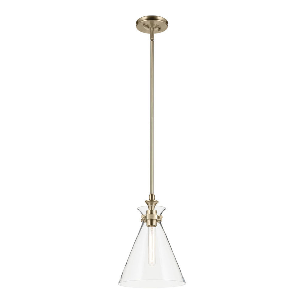 Laria Cone Small Pendant Champagne Bronze / Clear