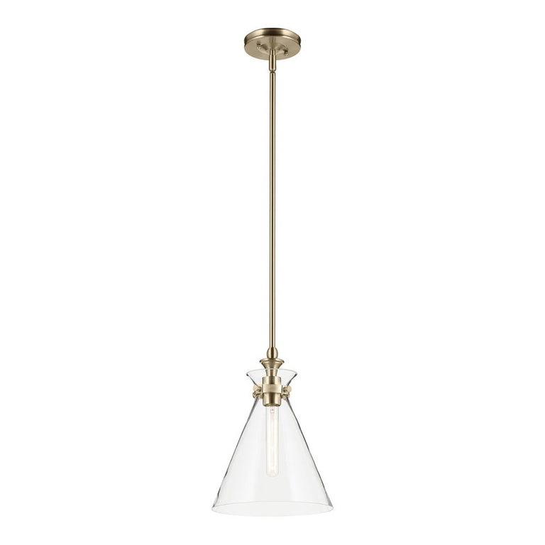 Laria Cone Small Pendant Champagne Bronze / Clear
