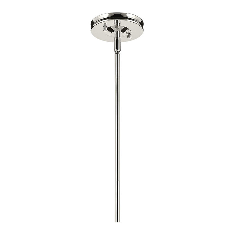 Laria Cone Small Pendant Polished Nickel / Opal