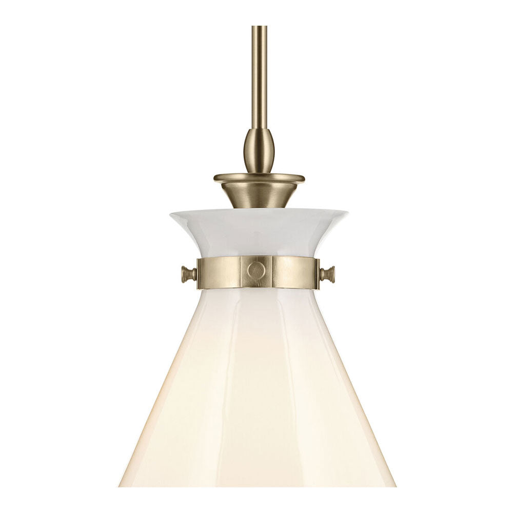 Laria Cone Large Pendant Champagne Bronze / Opal
