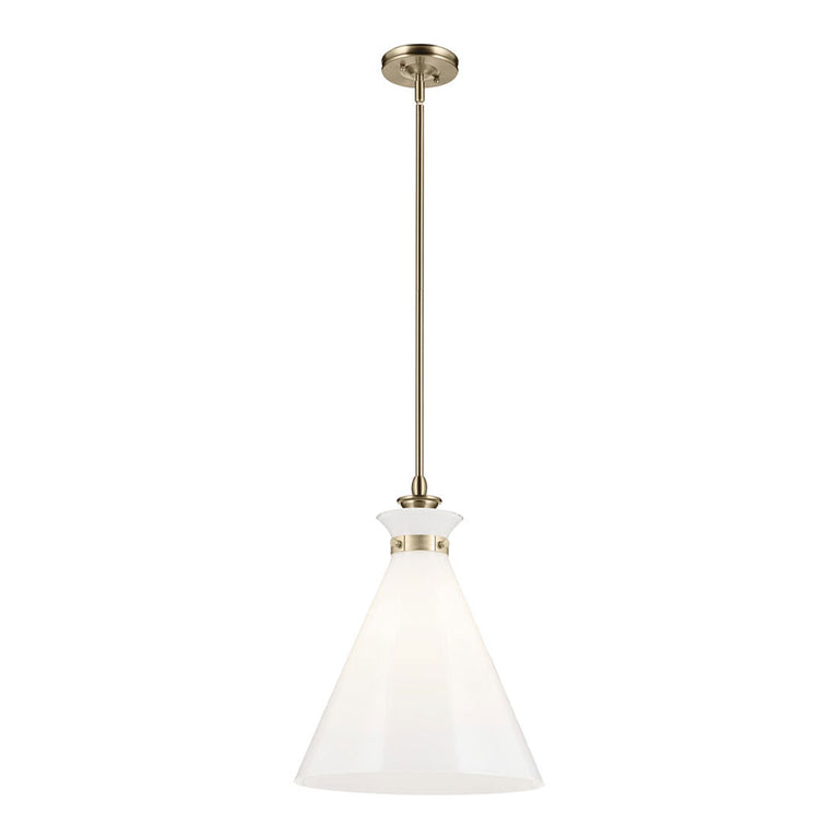 Laria Cone Large Pendant Champagne Bronze / Opal